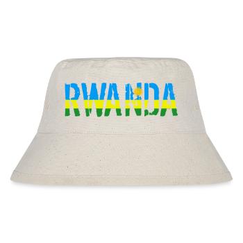 Rwanda - Stanley/Stella recycelter Bucket Hat - Naturweiß - Vorne