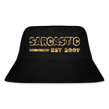 2009 - Stanley/Stella Recycled Bucket Hat - black - Front