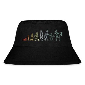 Reitsportler Evolution - Stanley/Stella recycelter Bucket Hat - Schwarz - Vorne
