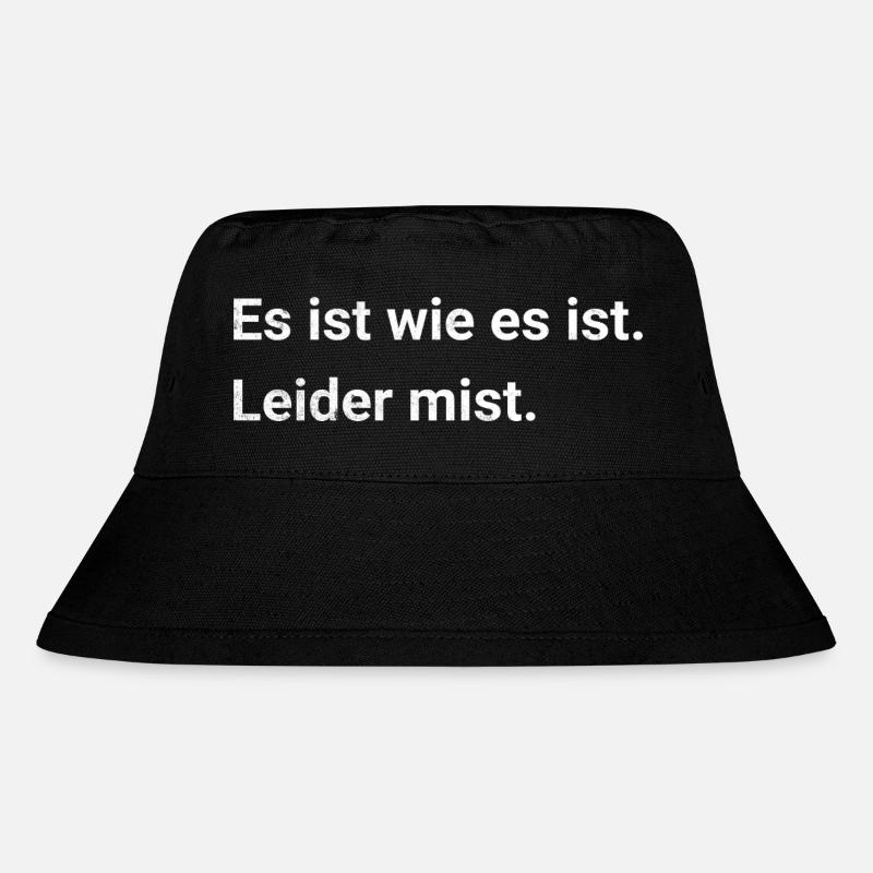 Sarkasmus6 - Stanley/Stella recycelter Bucket Hat - Schwarz