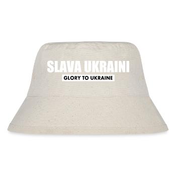 Slava ukraini - Stanley/Stella Recycled Bucket Hat - natural - Front
