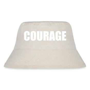 Courage - Stanley/Stella Recycled Bucket Hat - natural - Front