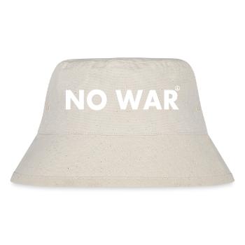 No war - Stanley/Stella recycelter Bucket Hat - Naturweiß - Vorne