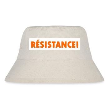 Rèsistance - Stanley/Stella Recycled Bucket Hat - natural - Front