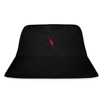 Fernsehturm Berlin - Stanley/Stella recycelter Bucket Hat - Schwarz - Vorne