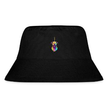 Hanged Dog in Neon Light Art - Bruh-Style shirt ! - Stanley/Stella Recycled Bucket Hat - black - Front
