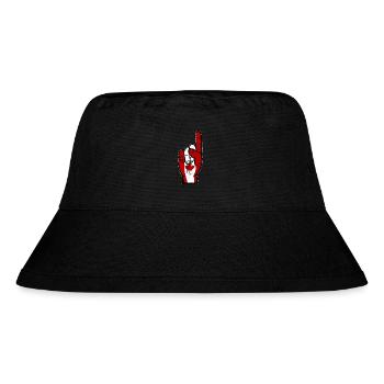 Kanada Flagge Nummer 1 used - Stanley/Stella recycelter Bucket Hat - Schwarz - Vorne