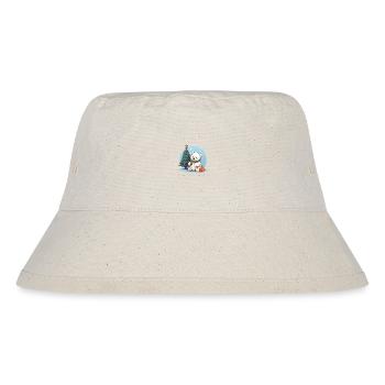 Christmas polar bear on the Christmas tree: Winter sun - Stanley/Stella Recycled Bucket Hat - natural - Front