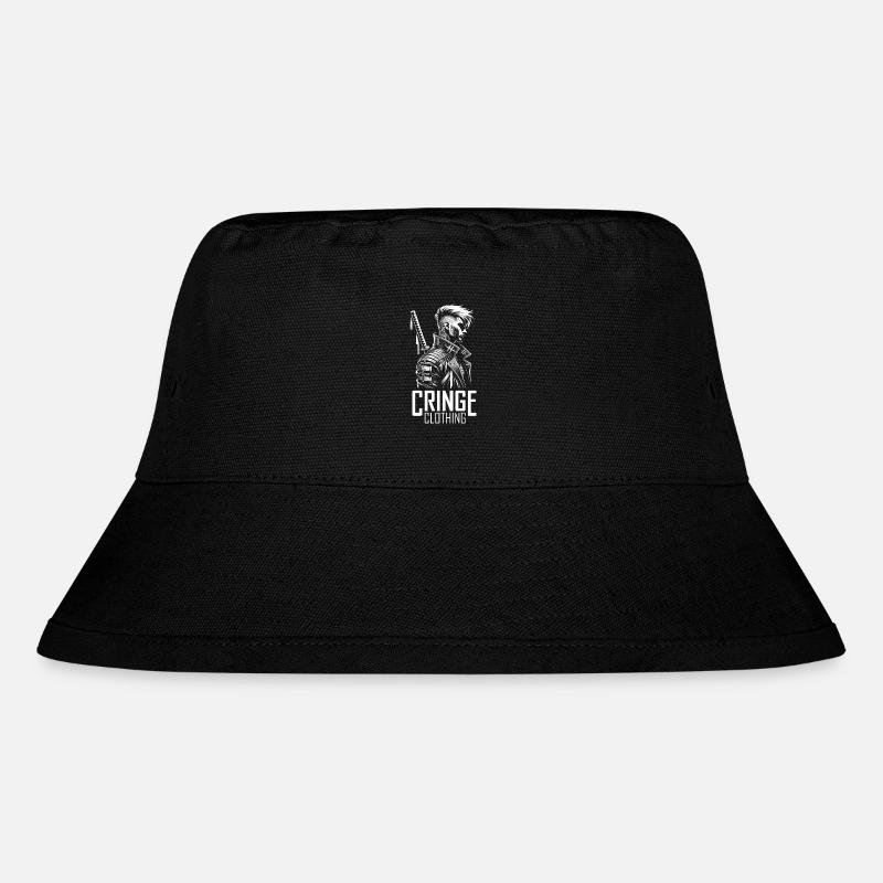 Cyberpunk Shadow Warrior - Stanley/Stella Recycled Bucket Hat - black