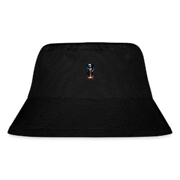 Menschliches Skelett als Sanduhr - Horror Comic - Stanley/Stella recycelter Bucket Hat - Schwarz - Vorne