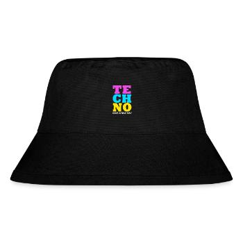Rave Raver Techno music Techno bass Mixer - Stanley/Stella Recycled Bucket Hat - black - Front