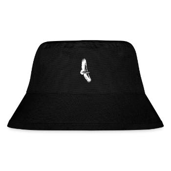 Geier im Flug - Stanley/Stella recycelter Bucket Hat - Schwarz - Vorne