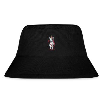 Zombie Unicorn Halloween Highlight Spooky Design - Stanley/Stella Recycled Bucket Hat - black - Front