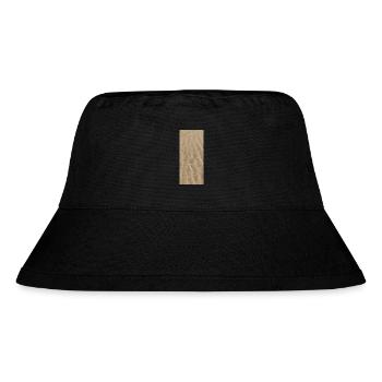1760 Sand - Stanley/Stella Recycled Bucket Hat - black - Front