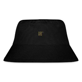 Europäische Städte - Stanley/Stella recycelter Bucket Hat - Schwarz - Vorne