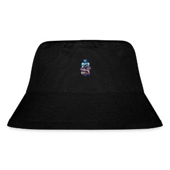 Basilisk Tattoo Zeichnung - Stanley/Stella recycelter Bucket Hat - Schwarz - Vorne