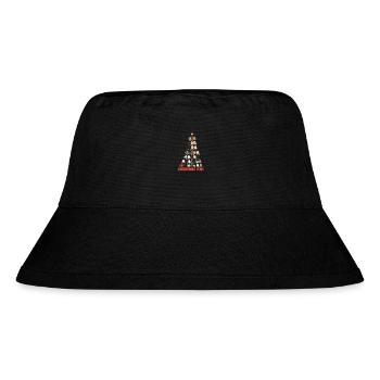 Christmas time - Stanley/Stella recycelter Bucket Hat - Schwarz - Vorne