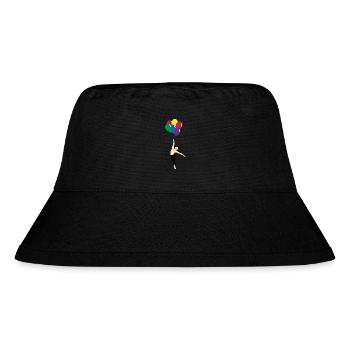 Luftballon - Stanley/Stella recycelter Bucket Hat - Schwarz - Vorne