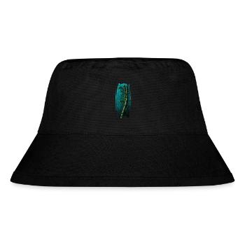 Ruhiger Bambushain - Stanley/Stella recycelter Bucket Hat - Schwarz - Vorne