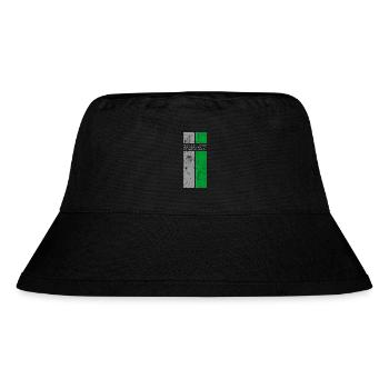 Rally Team Squadra Rally Classic Stripes Design - Stanley/Stella recycelter Bucket Hat - Schwarz - Vorne