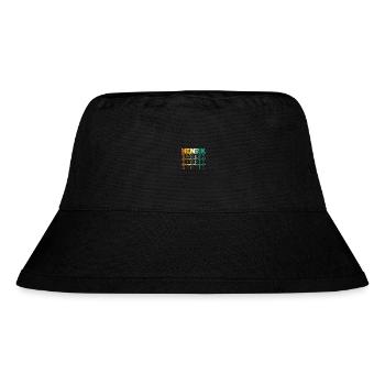 Henrik - Stanley/Stella recycelter Bucket Hat - Schwarz - Vorne