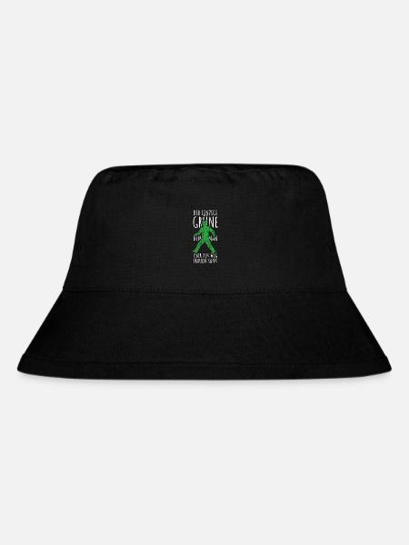 Der einzige Grüne dem man über den Weg trauen kann - Stanley/Stella recycelter Bucket Hat - Schwarz
