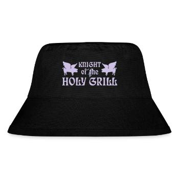 Grill Ritter / grill knight (3c) - Stanley/Stella recycelter Bucket Hat - Schwarz - Vorne