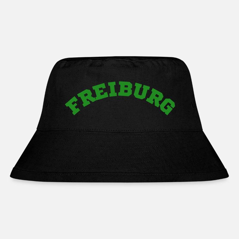 Freiburg - Stanley/Stella recycelter Bucket Hat - Schwarz