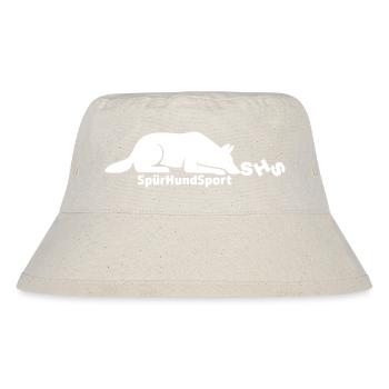 SHS Logo weiss - Stanley/Stella recycelter Bucket Hat - Naturweiß - Vorne