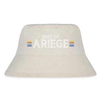 Best Of Ariege T-Shirt Humor-Geschenk - Stanley/Stella recycelter Bucket Hat - Naturweiß - Vorne