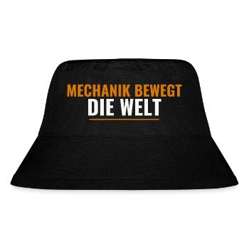 Mechanik bewegt die Welt. - Stanley/Stella recycelter Bucket Hat - Schwarz - Vorne