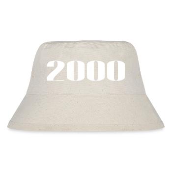 2000 - Gift born in 2000 - Stanley/Stella Recycled Bucket Hat - natural - Front