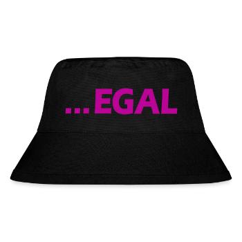 ... EGAL - Stanley/Stella recycelter Bucket Hat - Schwarz - Vorne