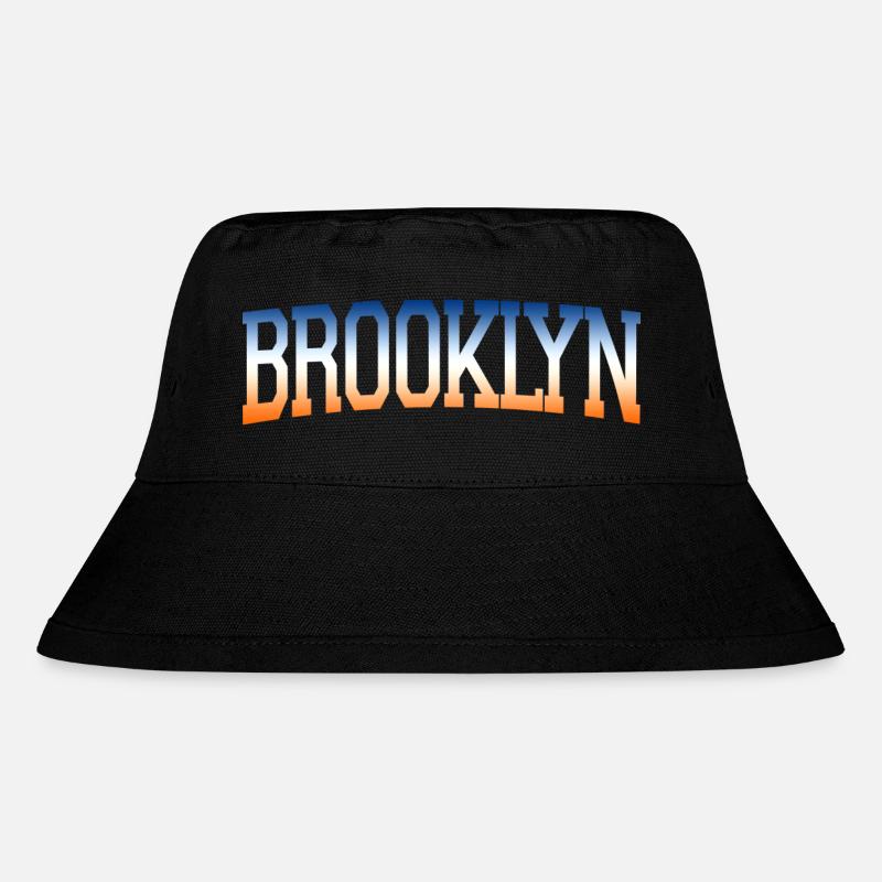 Brooklyn - Stanley/Stella recycelter Bucket Hat - Schwarz