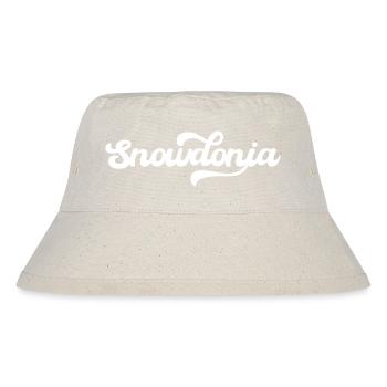 Snowdonia, National Parks - Stanley/Stella Recycled Bucket Hat - natural - Front