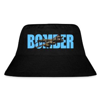 Bomber Avro Lancaster - Stanley/Stella Recycled Bucket Hat - black - Front