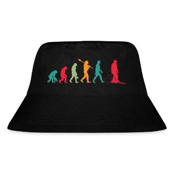 Evolution Ski - Stanley/Stella recycelter Bucket Hat - Schwarz - Vorne