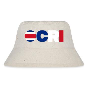 Costa Rica - Stanley/Stella recycelter Bucket Hat - Naturweiß - Vorne