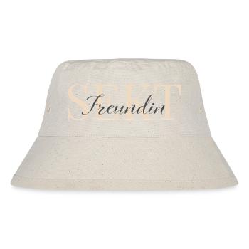 Sparkling wine lover cream and grey - Stanley/Stella Recycled Bucket Hat - natural - Front