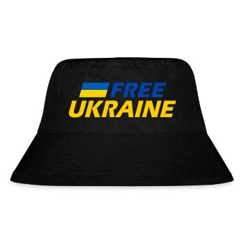 Free ukraine - Stanley/Stella recycelter Bucket Hat - Schwarz - Vorne