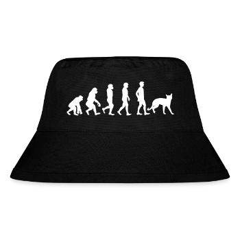 Russian Blue Cat Russian Blue Cat Evolution - Stanley/Stella Recycled Bucket Hat - black - Front