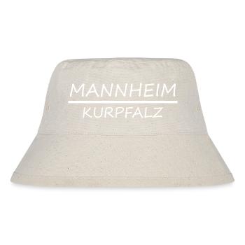 Mannheim Monnem Mannheimat - Stanley/Stella recycelter Bucket Hat - Naturweiß - Vorne