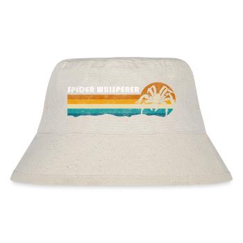 Spinnen Haustier - Stanley/Stella recycelter Bucket Hat - Naturweiß - Vorne