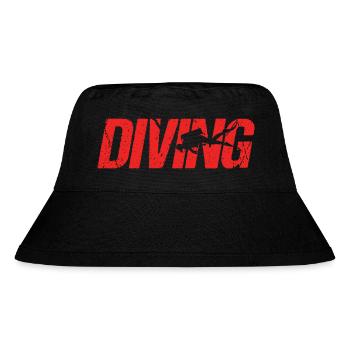 Dive - Tauchen Taucher Geschenk - Stanley/Stella recycelter Bucket Hat - Schwarz - Vorne
