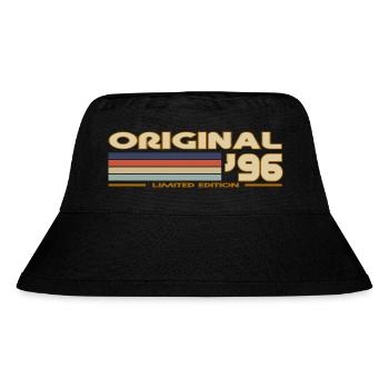 1996 - Stanley/Stella recycelter Bucket Hat - Schwarz - Vorne