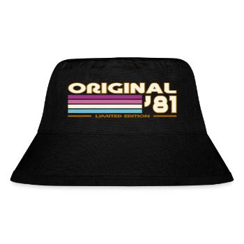 1981 - Stanley/Stella Recycled Bucket Hat - black - Front