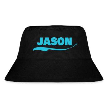 Gift for Jason - Stanley/Stella Recycled Bucket Hat - black - Front
