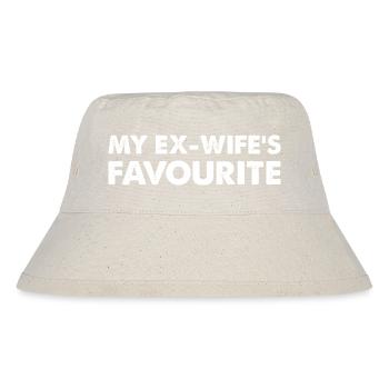 My Ex-Wifes Favourite - Stanley/Stella recycelter Bucket Hat - Naturweiß - Vorne