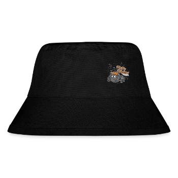 Fuzzy Spider - Stanley/Stella Recycled Bucket Hat - black - Front