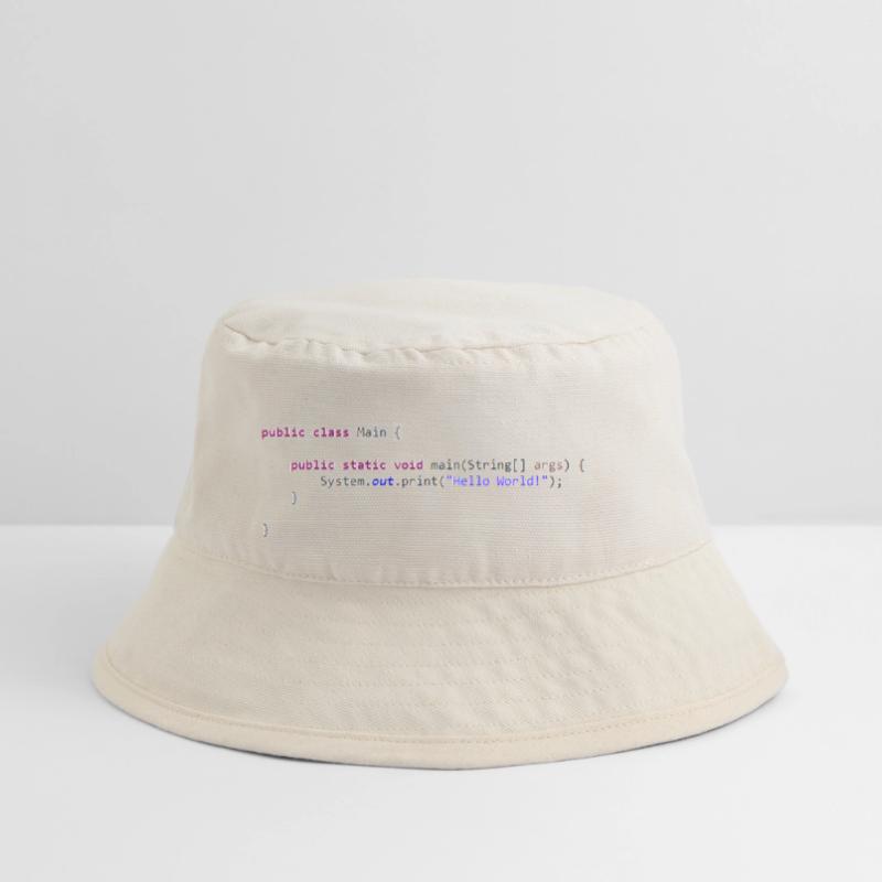 Java Hello World! gift idea Stanley/Stella Recycled Bucket Hat
